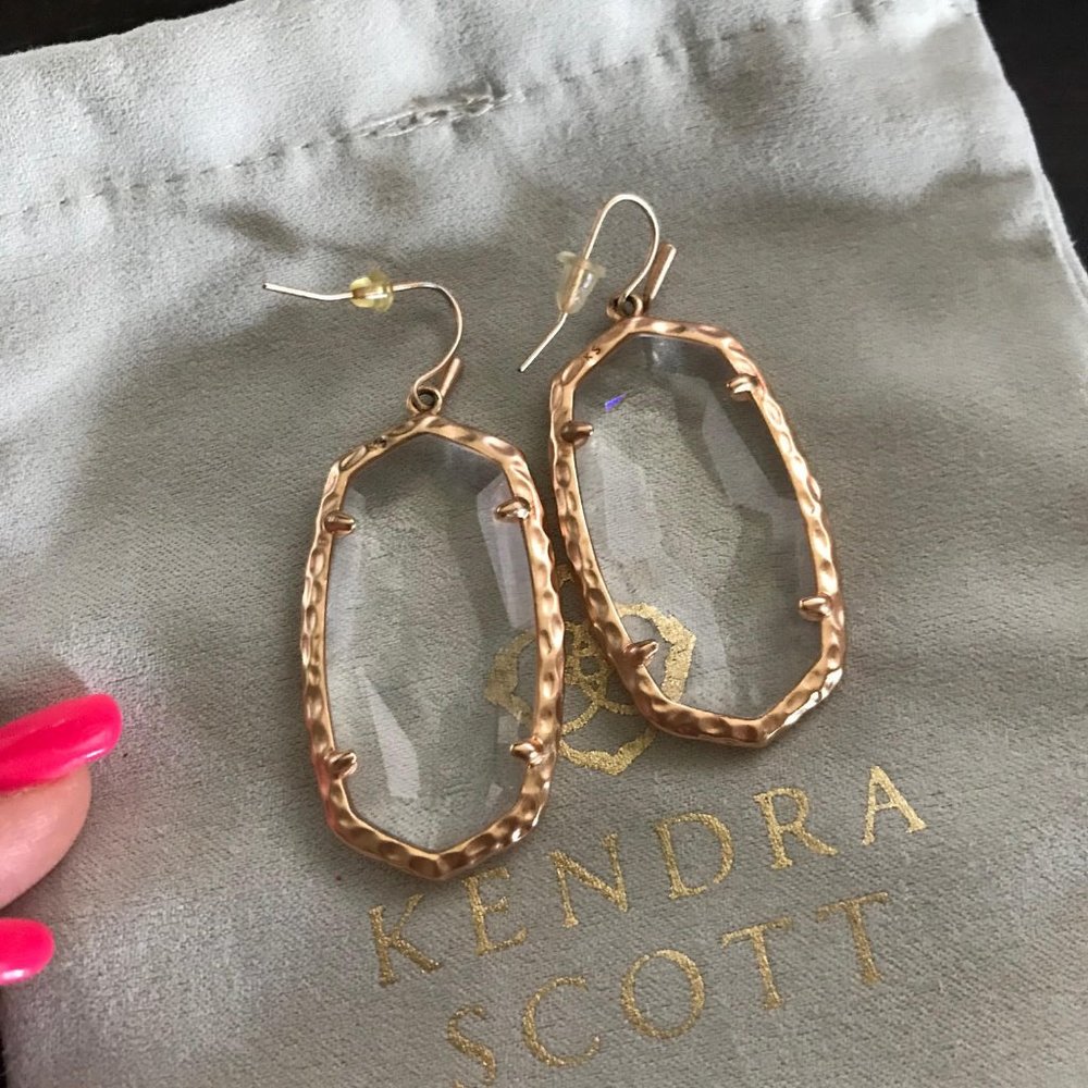 Kendra Scott Danielle Gold Drop Crystal Earrings